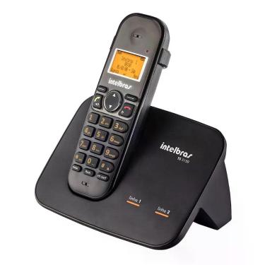 Imagem de Telefone Sem Fio Digital Intelbras Ts5150 C/ Entrada P/ 2 - INTELBRAS 