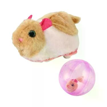 Imagem de Bola Elétrica Rolante para Hamster - Brinquedo de Exercício Transparen
