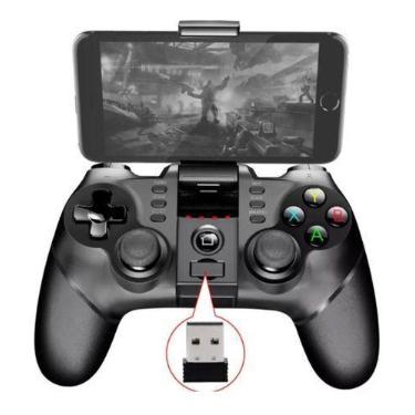 Imagem de Controle Joystick Sem Fio Celular Bluetooth Manete Android Preto - Sin