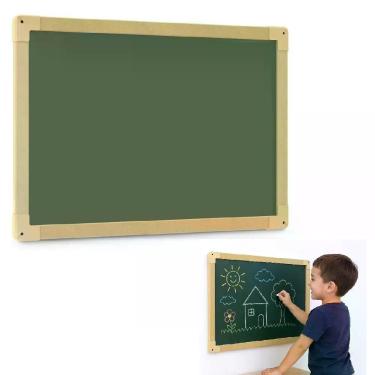Imagem de Quadro Lousa para Giz Yeet Quadro Verde 40x60cm MDF Multiuso 1 Unidade Verde
