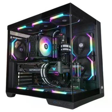 Imagem de PC Gamer Aquário Amd Ryzen 5 5600, B550m, RTX 5060 Ti 16gb, 32gb Ram, Nvme 2TB, W11 - Kalango Games