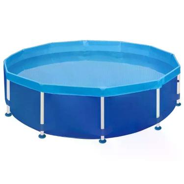 Imagem de Piscina Redonda Estrutural Grande PVC 4500 Litros - Mor