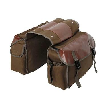 Imagem de fengny Bolsa de sela para motos de grande capacidade para viagens de lona à prova d'água Alforjes Caixa de ferramentas laterais Bolsa para motos