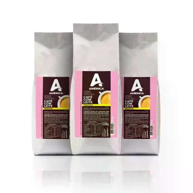 Imagem de Kit 3kg café com leite américa