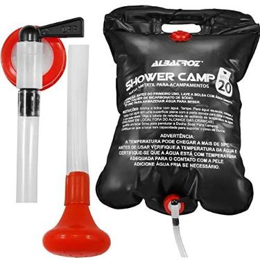 Imagem de Ducha Camping Bolsa 20 Litros Shower Preta Albatroz