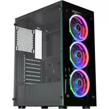 Imagem de Gabinete Gamer Kmex Led Rgb - Cg10h3 - K-MEX