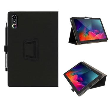 Imagem de Capa para tablet gamer RedMAGIC Astra 23.0 cm, ângulos de visualização múltipla, capa fina e leve para tablet RedMAGIC 3 Pro com alça de mão e suporte de lápis, preta