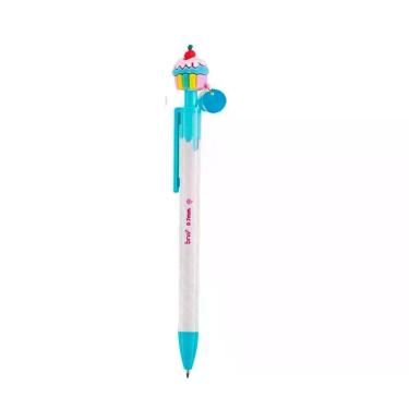 Imagem de Lapiseira Escolar 0.7 MM Divertida Cupcake Tutti Frutti BRW, ROSA CLAR