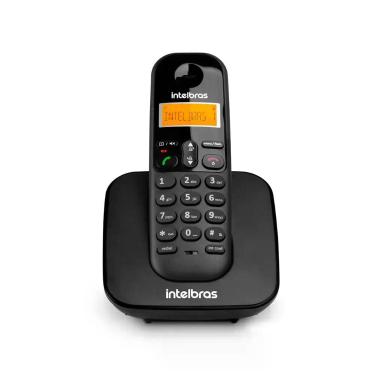 Imagem de Telefone Sem Fio Intelbras Ts 3110 Com Identificador Preto, Preto