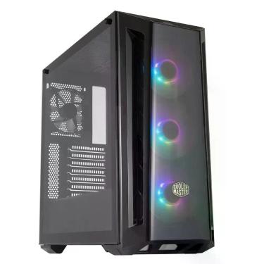 Imagem de Gabinete Masterbox MB520 ARGB Mid Tower ATX Vidro Temperado com Três Fans ARGB Cooler Master