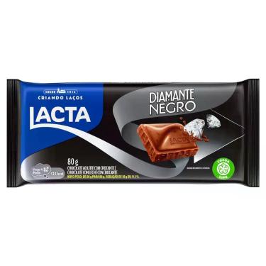 Imagem de Chocolate Lacta ao leite Diamante Negro 80g