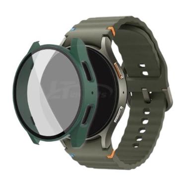 Imagem de Capa Rígida com Pelicula de Vidro Integrada LTimports compativel com Galaxy Watch 7 44mm Sm-L310 Bt e Sm-L315 Lte (LT-Verde)