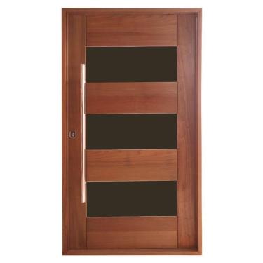 Imagem de Porta Milão sem Vidro em Madeira Maciça Tauari - Mapaf, 120cm x 210cm