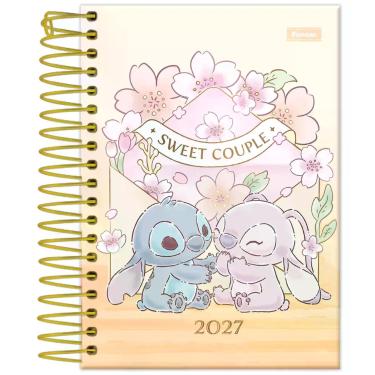 Imagem de Agenda 2027 Foroni Stitch Espiral 11,7X16,4 Cm 176 Folhas Capa:1