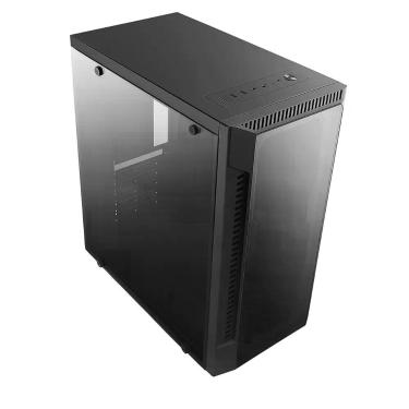 Imagem de Gabinete atx bpc gamer preto com lateral de vidro sem fonte - BRAZILPC