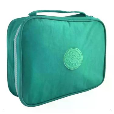 Imagem de Estojo Escolar Infantil Box Lux 767078 Verde Turquesa - Tend