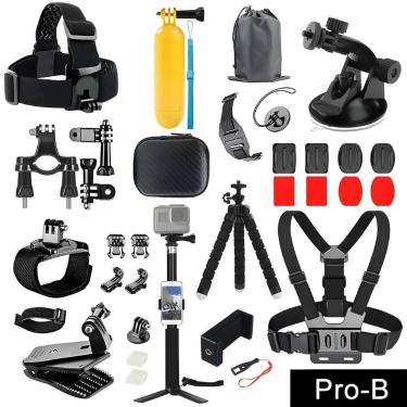 Imagem de Kit De Acessórios Para Câmera De Ação 60 Em 1 Para GoPro Hero, Insta36