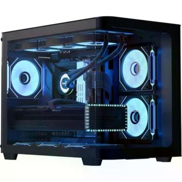 Imagem de Gabinete para Computador ATX P300C Mini Torre Micro ATX Mini-ITX Vidro Temperado com 3 Fans ARGB Preto Aerocool