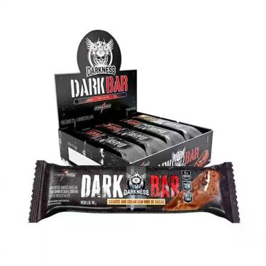 Imagem de DARK BAR INTEGRALMEDICA 8UN 90g - COOKIES  CREAM c/ nibs cacau - Integ