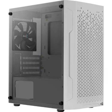 Imagem de Gabinete Gamer Aerocool Trinity Mini Branco Lateral Vidro