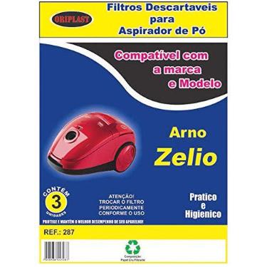 Imagem de Kit Com 6 Sacos Descartáveis Aspirador De Pó Arno Zelio