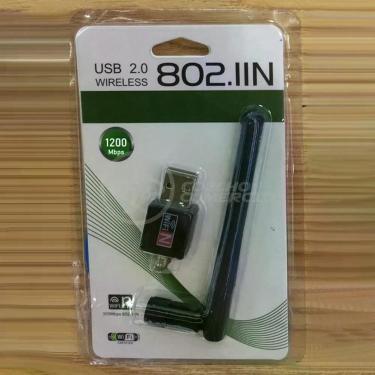 Imagem de Antena Usb 2.0 Receptor De Wifi Wireless Internet Sem Fio 1200Mbps 802.Inn Pc Notebook 7