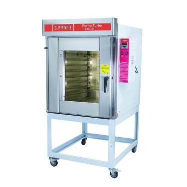 Imagem de Forno turbo elétrico gpaniz 8 esteiras fte240 220v monofásico, 220V