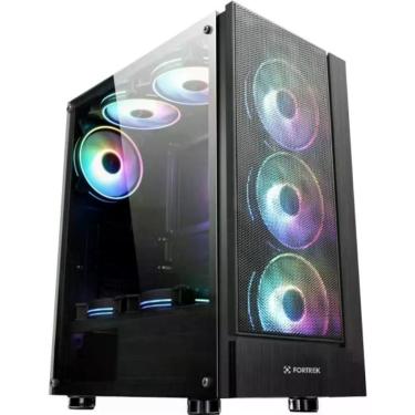 Imagem de Gabinete Gamer Fortrek Cruiser Mid Tower Rgb Preto [f002]