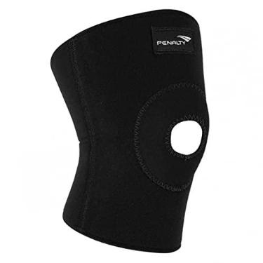 Imagem de Joelheira Neoprene Penalty com Suporte para Rotula, Preta, M