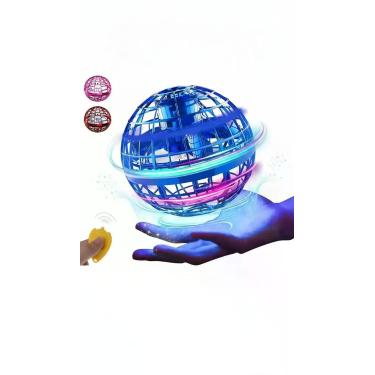 Imagem de Bola Spinner Voador Led Drone Ufo Premiun Brinquedo T Azul - Congratul