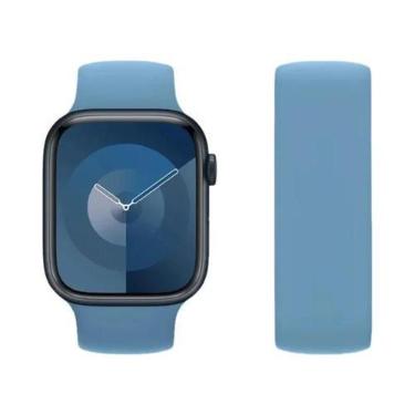 Imagem de Pulseira De Silicone Solo Loop Para Apple Watch De 44mm 45mm 46mm 49mm
