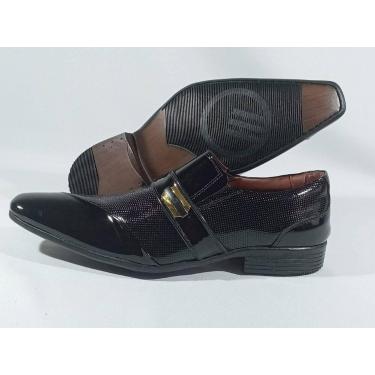 Imagem de Sapato Social Masculino Verniz Gofer 17337 (64558), Preto, 39