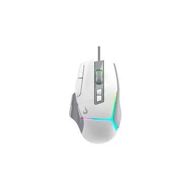 Imagem de Mouse Gamer Rise Mode Laser Pro White RGB, 16000 DPI, 10 Botões, Branco - RM-MG-LP-W
