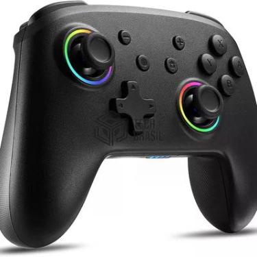 Imagem de Controle Sem Fio Pro Para Nintendo Switch PC Ios Android Steam Sixaxis Bluetooth - 10 Cores LED