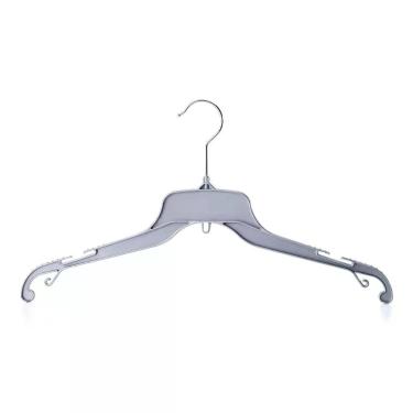Imagem de Cabide Blusa Adulto 42,2 cm - 1005 - IOPLAST, Prata, 150 peças