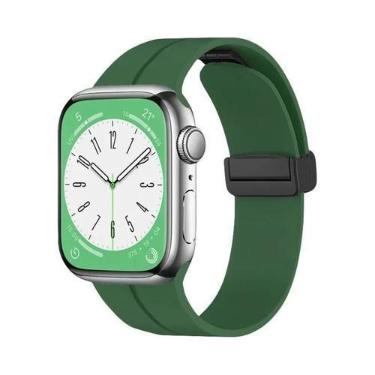 Imagem de Pulseira Magnética De Silicone De 49mm 45mm Para Apple Watch Ultra Sér