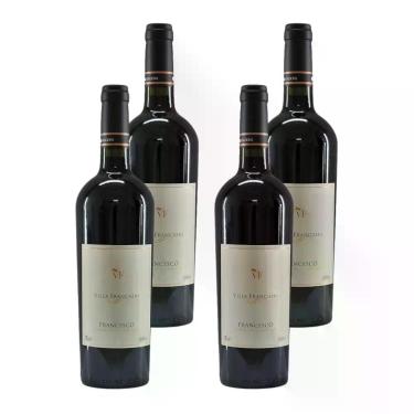 Imagem de Kit 4 Vinhos Francesco Fino Tinto Seco 2021 Tinto Brasil 750ml