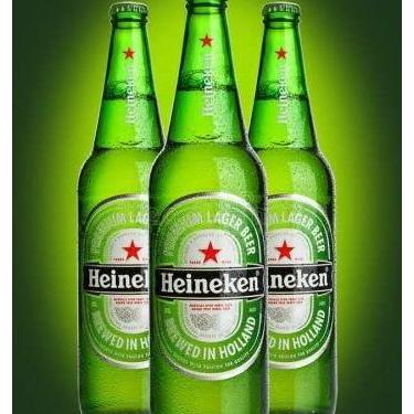 Imagem de Genérico Placa Decorativa A4 - 21 x 29,7 cm - Sinal Decorativo - Madeira de Engenharia - Barra - Vintage - Cerveja Heineken