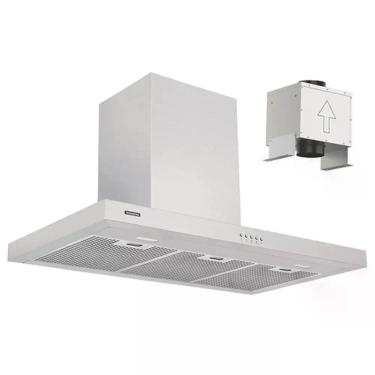 Imagem de Coifa de Parede Tramontina Dritta 90 Split em Aço Inox 220 V 95800023,