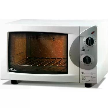 Imagem de Forno Elétrico de Bancada Fischer Grill 44L 1750W Autolimpante com Timer e Luz Interna Branco