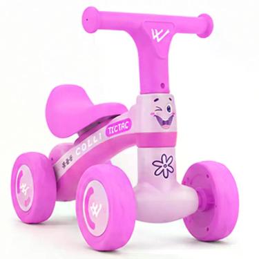 Imagem de Quadriciclo Bicicleta Infantil de Equilíbrio Colli Tic Tac Roxo 1+ Ano