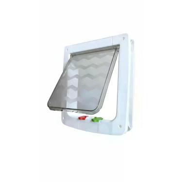 Imagem de Porta Pet Gato Cachorro 27,5cm x 24,5cm Branco - Congratulations Store