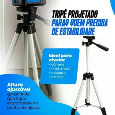 Imagem de Aparelho Tripé de Alumínio para Fotos e Vídeos Celular e Câmeras Profi