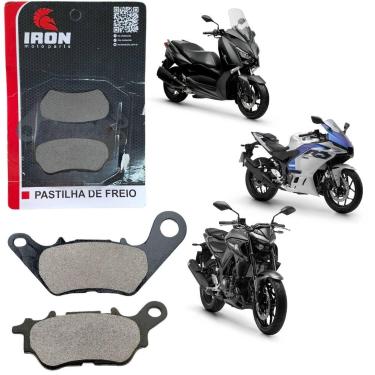 Imagem de Pastilha de freio traseiro iron yamaha xmax 250 xmax-250 2020 a 2025