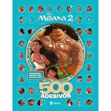 Imagem de 500 adesivos Moana 2