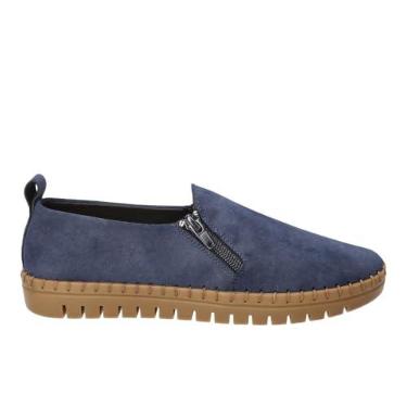 Imagem de Easy Street Mocassim feminino Astoria, Azul marino, 6 X-Wide