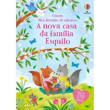 Imagem de Livro - A Nova Casa Da Família Esquilo: Meu Livrinho De Adesivos