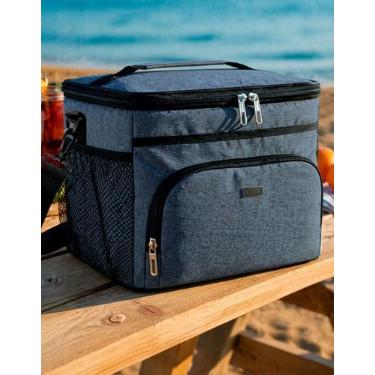 Imagem de Bolsa Termica Camping Parque Lazer Espaçosa 15L Impermeavel Lancheira 