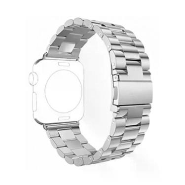 Imagem de Pulseira Relogio Smartband Smartwatch Aço 3 Elos Inteligente