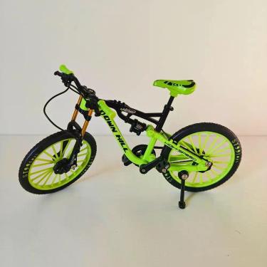 Imagem de Miniatura Bicicleta Metal Downhill Com Pezinho Roda Giro 19cm - - MSB